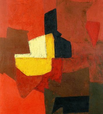 Serge Poliakoff Composition Dominante rouge